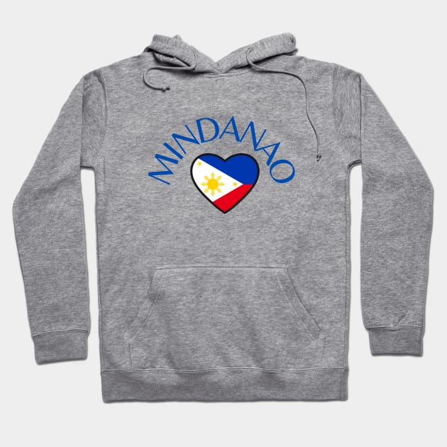 Mindanao - Love Philippine flag Hoodie by CatheBelan